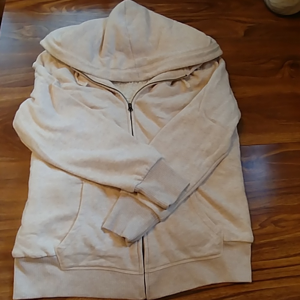 Old navy zip sweatshirt fleece lined